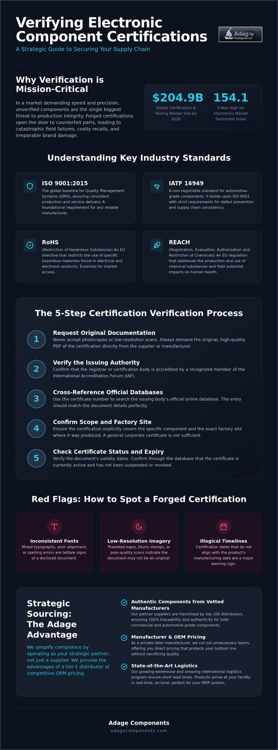 How to Verify Component Certifications: A Guide for Procurement Managers