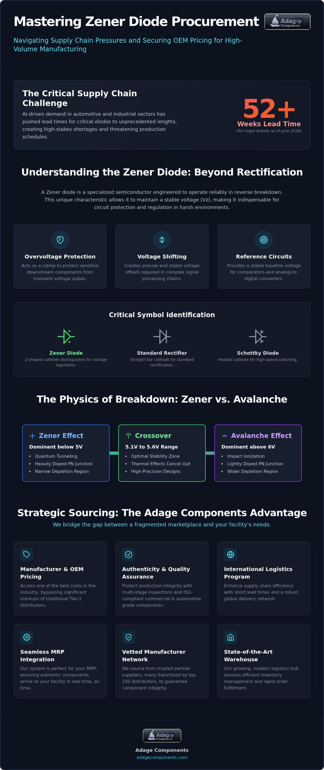 Zener Diode Fundamentals: Strategic Sourcing for OEMs
